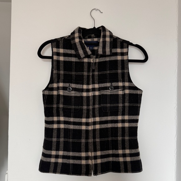 Vintage Breeches Wool Plaid Vest - Picture 1 of 5